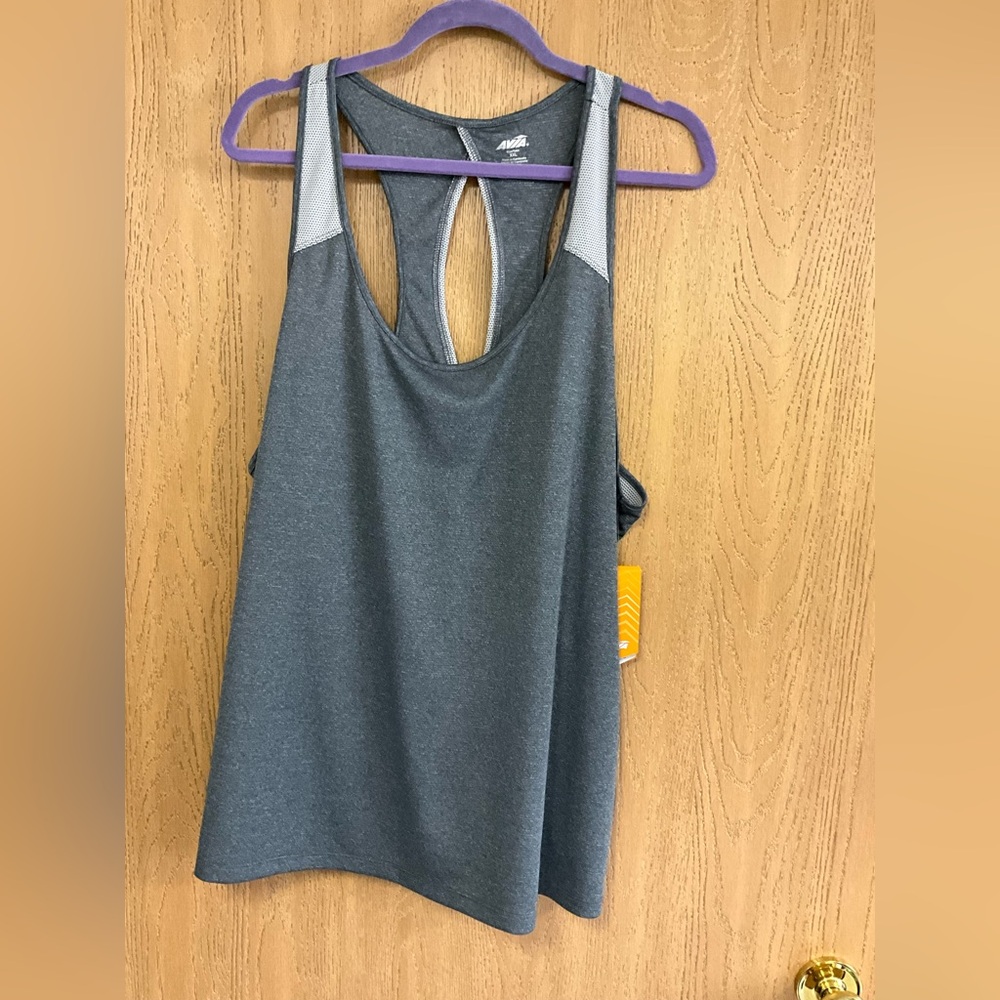 Avia Charcoal Racerback Tank Top